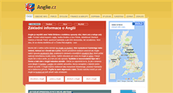 Desktop Screenshot of anglie.cz