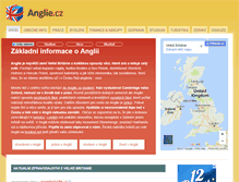 Tablet Screenshot of anglie.cz